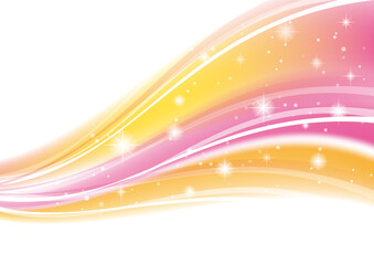 カラフルなウェーブ　抽象的な背景