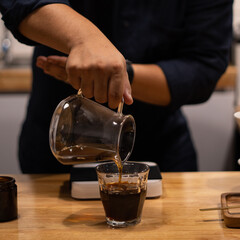 Drip coffee the balance of sweetness and acidity