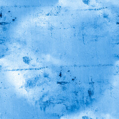 Vintage Grunge Texture. Indigo Retro Background. 