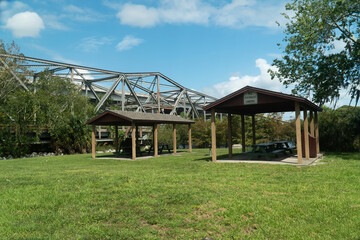 Recreation area located at Lake Monroe Wayside Park Seminole County Florida