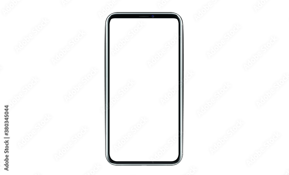 Aufkleber isolated vector phone for mobile application, web site, game, presentation ui ux design template