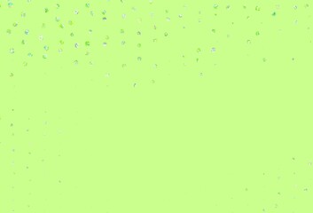 Light Pink, Green vector layout with circle shapes.