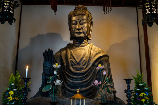 Asukadera Temple in Nara.