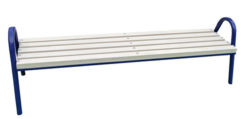  Park Bench Isolated on White