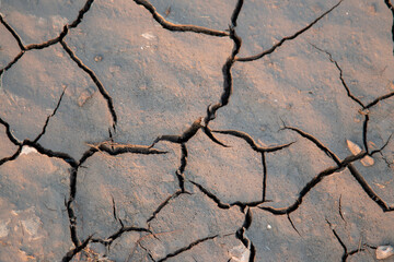 Dry mudflats given a texture look very good abstract pattern  