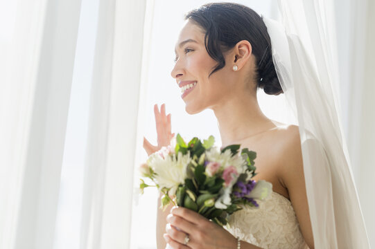 Portrait of bride