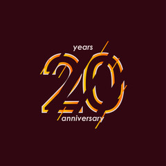 10 Years Anniversary Celebration Vector Template Design Illustration