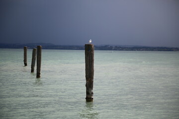 Landscape of Garda lake, Italy