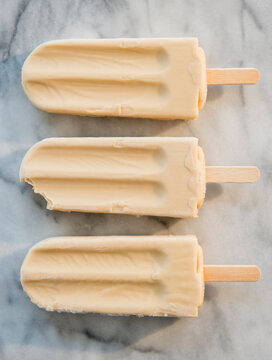 Studio shot of popsicles
