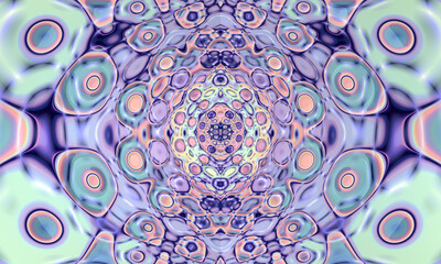 Beautiful abstract background for art projects, cards, business, posters. 3D illustration, computer-generated fractal