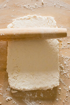 Dough and rolling pin