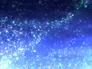 幻想的でファンタジーの様な綺麗な抽象画