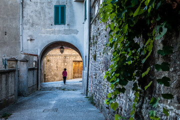 Fototapeta na wymiar Gerfalco, Grosseto - Tuscany, Italy