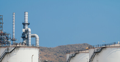 Industrial zone,The equipment of oil refining,Close-up of industrial pipelines of an oil-refinery plant,Detail of oil pipeline with valves in large oil refinery.