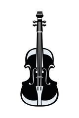 cello instrument musical isolated icon