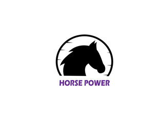 Horse power logo design
