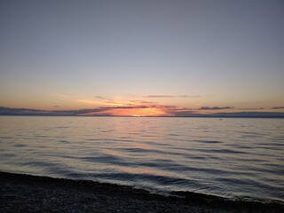 Obraz premium sunset over the sea