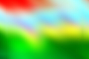 Abstract unfocused rainbow background. Game of colors. Bright saturated colors. Wallpaper, mixing,...