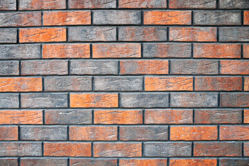 brown mottled decorative brick wall for background