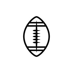 American Football Ball Icon Design Vector Template Illustration