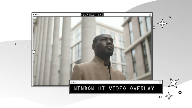 Window UI Cut Out Video Overlay