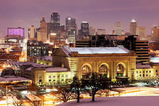 Cityscape at night