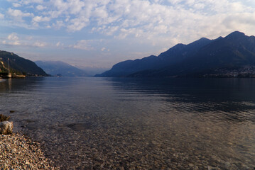 Landscape of Como Lake, Italy
