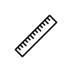 Ruler Icon Design Vector Template Illustration