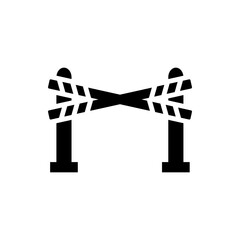 Barrier Icon Design Vector Template Illustration