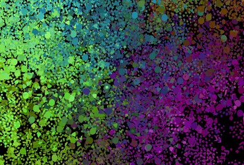 Light Pink, Green vector backdrop with memphis shapes.