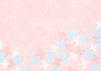 鳥をモチーフにした爽やかなイメージの背景素材