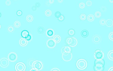 Light Green vector background with spots.