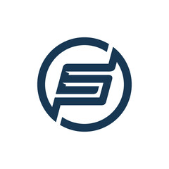 E logo EP Vector icon illustrations