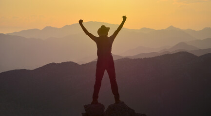 freedom in the mountains © Silhouette Media