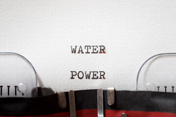 Water power phrase