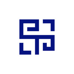 E logo EP Vector icon illustrations