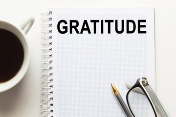 Notepad with inscriptions on a white background. business concept.