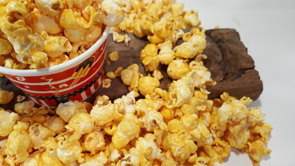 popcorn in a bowl