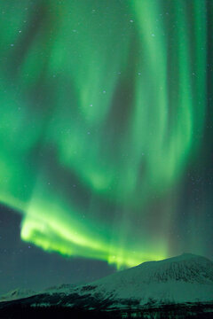 Aurora Borealis, Northern Lights, Troms region, Norway