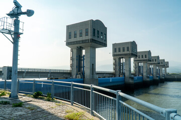 長崎県諫早市　諫早湾干拓事業　潮受け堤防