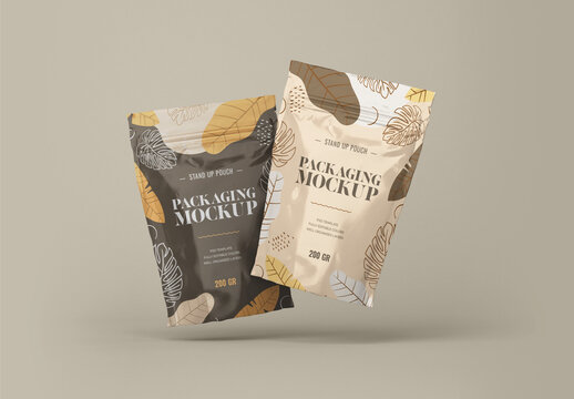 Stand Up Pouch Mockups