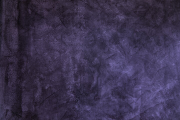 Empty interior for design, Old loft style raw navy blue color cement, concrete wall plastered surface background and texture pattern. Decorative Navy Blue Dark Stucco Wall for background.