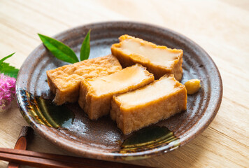 厚揚げ豆腐の煮物