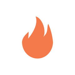 Fire Icon Design Vector Template Illustration