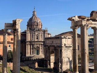 Fototapeta na wymiar Forum romain