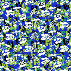 seamless pattern with flowers