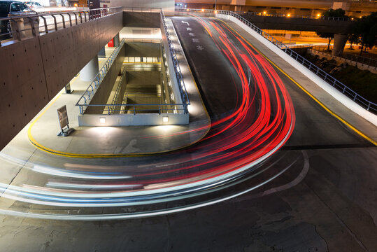 Empty baggage carousel