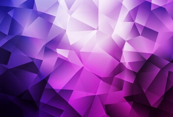 Light Purple, Pink vector low poly texture.