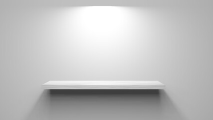3d rendering empty template podium mockup for product placement