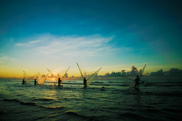 Nam Dinh, VIETNAM - August 1 :. Fishermen working in the fishing village of Hai Hau, Vietnam on...